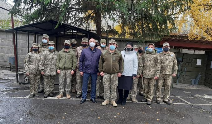 Керівники району привітали військовослужбовців з Днем захисників та захисниць України Керівники району привітали військовослужбовців з Днем захисників та захисниць України