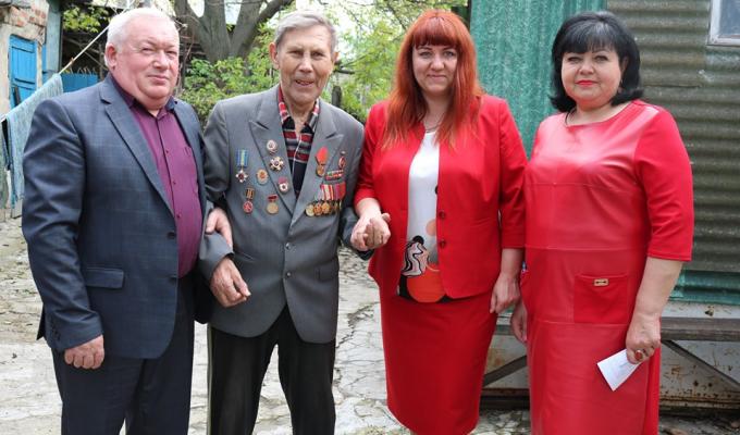 Керівництво райдержадміністрації відвідало ветеранів Другої світової війни Керівництво райдержадміністрації відвідало ветеранів Другої світової війни