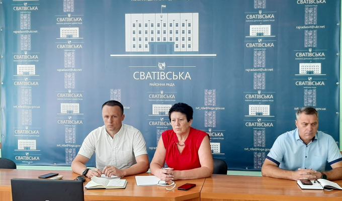 20 липня голова райдержадміністрації Олег Клименчуков та голова районної ради Людмила Русанова взяли участь у черговій апаратній нараді голови Луганської облдержадміністрації Сергія Гайдая в режимі відеоконференцзв’язку 20 липня голова райдержадміністрації Олег Клименчуков та голова районної ради Людмила Русанова взяли участь у черговій апаратній нараді голови Луганської облдержадміністрації Сергія Гайдая в режимі відеоконференцзв’язку