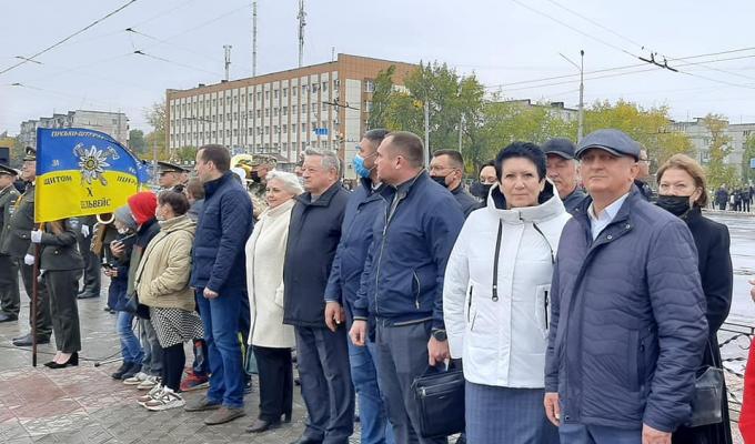 Делегація Сватівщини взяла участь в урочистостях Луганської області, присвячених Дню захисників і захисниць України Делегація Сватівщини взяла участь в урочистостях Луганської області, присвячених Дню захисників і захисниць України