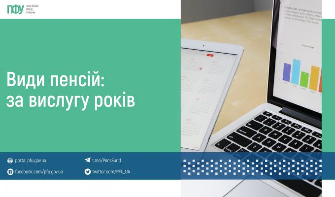 Види пенсій: за вислугу років Види пенсій: за вислугу років