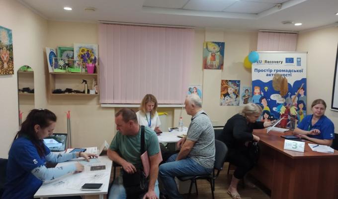 Представники благодійного фонду "Action Against Hunger" здійснили реєстрацію з метою надання грошової допомоги переселенцям з Луганщини, які тимчасово перебувають в м. Харків Представники благодійного фонду "Action Against Hunger" здійснили реєстрацію з метою надання грошової допомоги переселенцям з Луганщини, які тимчасово перебувають в м. Харків