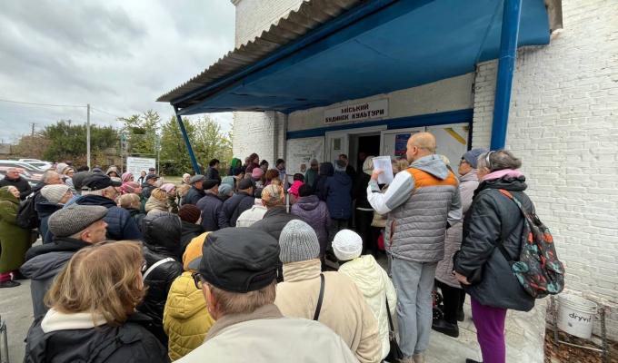 Гуманітарний хаб Лозно-Олександрівської селищної військової адміністрації в місті Ірпінь розпочав видачу продовольчої допомоги Гуманітарний хаб Лозно-Олександрівської селищної військової адміністрації в місті Ірпінь розпочав видачу продовольчої допомоги