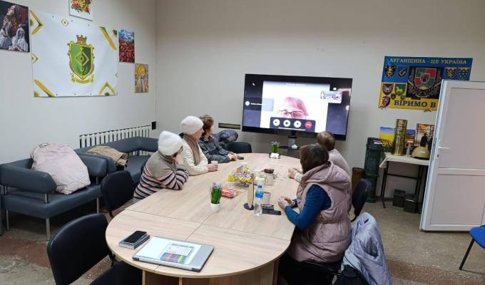 На базі гуманітарного хабу Лозно-Олександрівської селищної військової адміністрації відбулася зустріч «Родинного кола» На базі гуманітарного хабу Лозно-Олександрівської селищної військової адміністрації відбулася зустріч «Родинного кола»