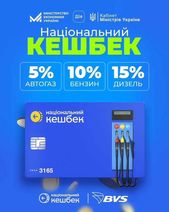 Кешбек на пальне — заощаджуйте до 1 000 грн на місяць