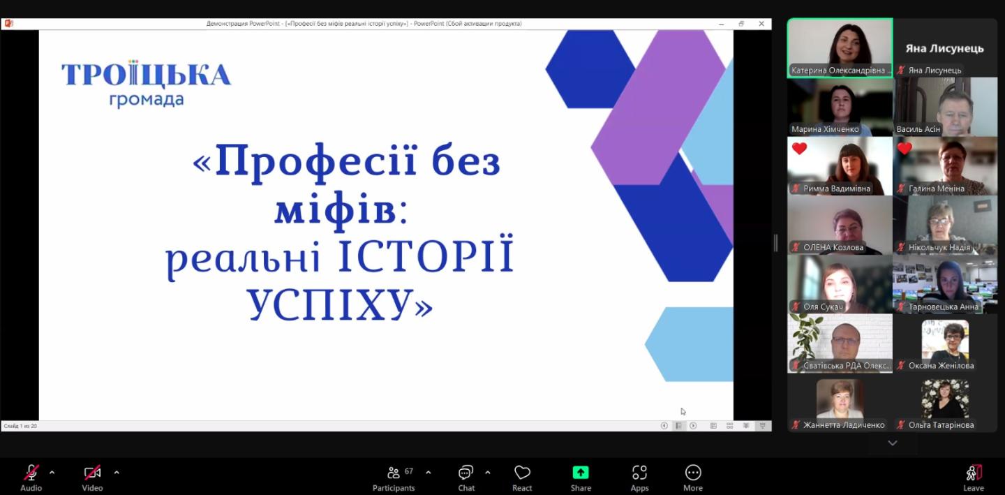 Усвідомлений вибір професії: діалог молоді та фахівців
