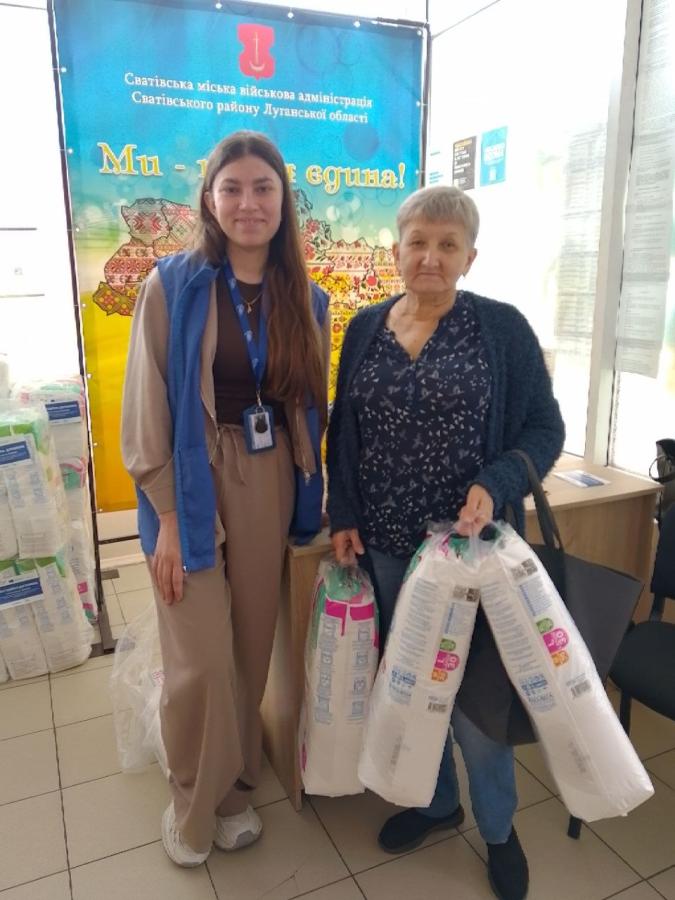 Турбота про тих, хто потребує підтримки: у Сватівському хабі в Броварах видали гігієнічні набори