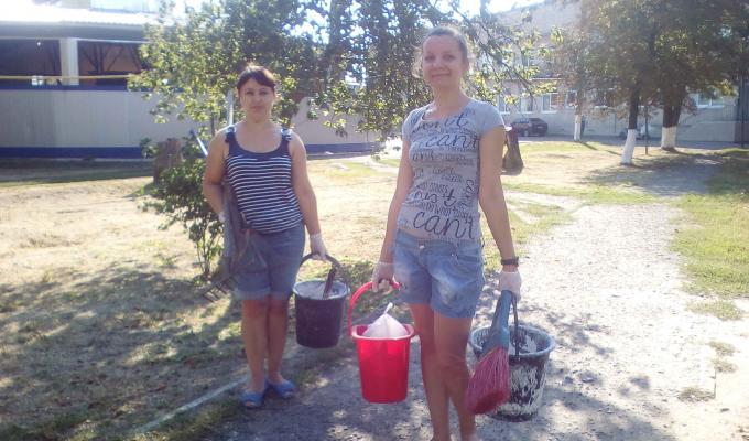 Упорядковуємо місто до державних свят Упорядковуємо місто до державних свят