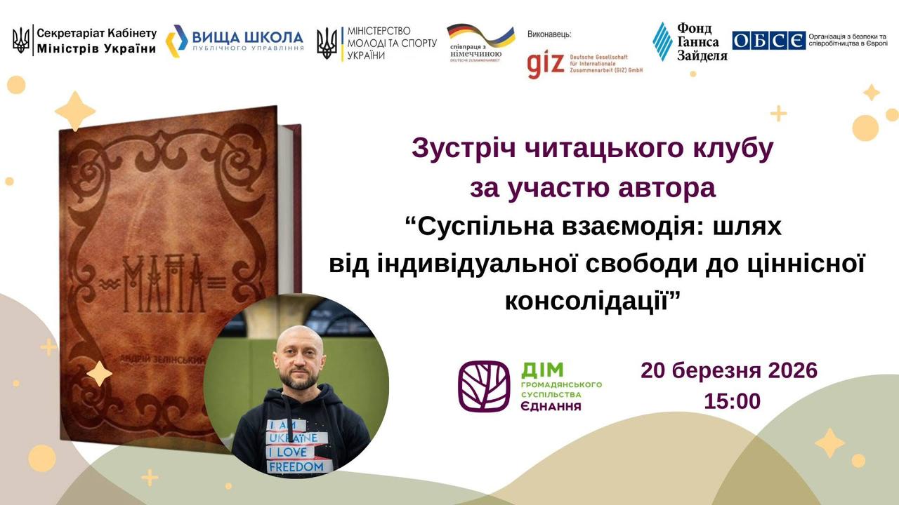 Читацький клуб для молоді: дискусія навколо книги «Мапа» о. Андрія Зелінського