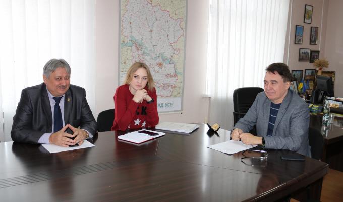 Робоча зустріч очільника району з народним депутатом України Робоча зустріч очільника району з народним депутатом України