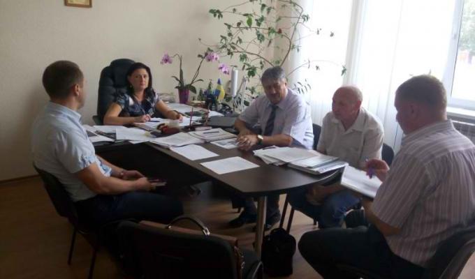 Зустріч голови райдержадміністрації Мухтарова Д.Х. з начальником Управління капітального будівництва облдержадміністрації Зустріч голови райдержадміністрації Мухтарова Д.Х. з начальником Управління капітального будівництва облдержадміністрації