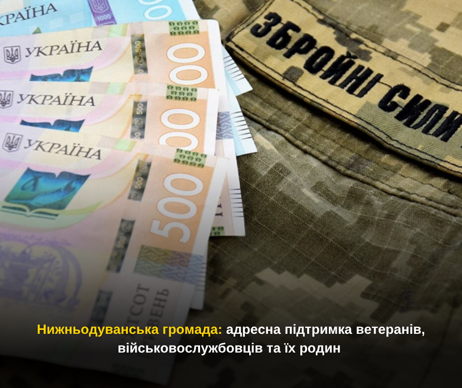 Нижньодуванська громада: адресна підтримка ветеранів, військовослужбовців та їх родин