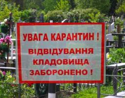 Кладовища в поминальні дні відвідувати заборонено