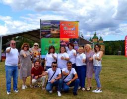 З 22 по 24 серпня Сватівщина у складі делегації Луганської області брала участь у першому Всеукраїнському фестивалі  #МандруйУкраїною
