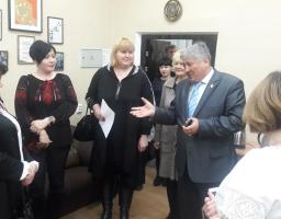 Зустріч голови райдержадміністрації з педагогами зі Львівщини