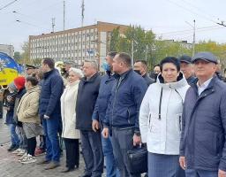 Делегація Сватівщини взяла участь в урочистостях Луганської області, присвячених Дню захисників і захисниць України 