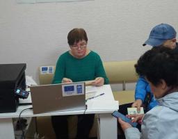 В гуманітарному хабі Нижньодуванської громади приймає адміністратор ЦНАПу Сєвєродонецької громади