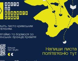 За підтримки Мінреінтеграції стартувала інформаційна кампанія «Листи до вільного Криму»