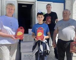 Паски до Великодня отримали ВПО з Луганщини, які зараз мешкають в Ірпені
