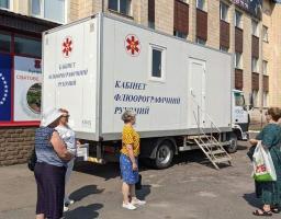Міжмуніципальна співпраця в дії - на базі Координаційного центру при Сватівській МВА в м. Бровари працював пересувний флюорограф КНП «Бахмутська лікарня інтенсивного лікування м. Бахмут»