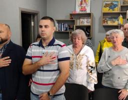 В Нижньодуванському хабі в Києві провели захід до Дня захисників та захисниць.
