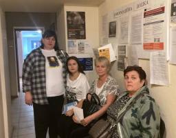 На базі Нижньодуванського хабу в м.Харків лікар БФ «Зоряна Україна» провів прийом ВПО з Луганщини