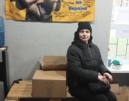 В Нижньодуванському гуманітарному хабі в Києві триває видача допомоги від міжнародних благодійників