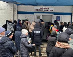 В Лозно-Олександрівському хабі в Ірпіні завершилась видача допомоги від іноземних благодійників