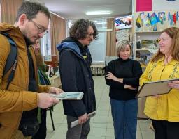 Координаційний центр допомоги ВПО у Броварах відвідали представники словацької преси