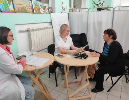 Прийом пацієнтів у Сватівському хабі: лікар КНП «Сватівська багатопрофільна лікарня»