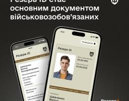 Електронний документ у Резерв+ стає основним для військовозобов’язаних