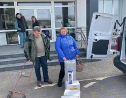 Відбулась виїзна видача гуманітарної допомоги  внутрішньо переміщеним особам з Луганщини