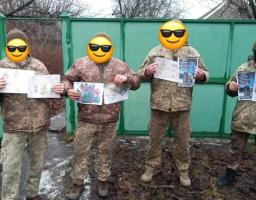 Діти та вчителі Куземівського ліцею підтримали українських військових на Куп’янщині