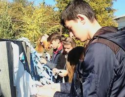 Плетіння маскувальних сіток для військовослужбовців