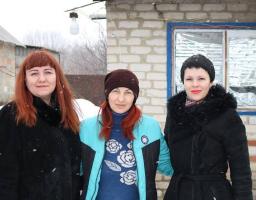 Ольга Лішик та Ганна Лемешко зустрілися з родиною Євгена Семидоцького