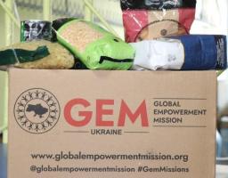 В хабі Нижньодуванської СВА в Києві триває видача допомоги від благодійного фонду «Global Empowerment Mission (GEM)» у партнерстві з Howard G. BUFFETT Foundation (HGBF)