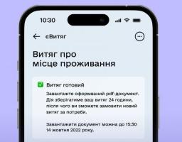 Витяг про місце проживання дитини відтепер можна отримати на порталі Дія