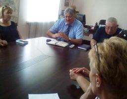 Робоча зустріч голови райдержадміністрації Мухтарова Д.Х. із представниками аграрного та промислового сектору економіки Сватівського району