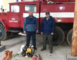 Нове обладнання для посту місцевої пожежної охорони Білокуракинської тергромади