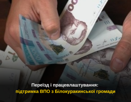 Переїзд і працевлаштування: підтримка ВПО з Білокуракинської громади