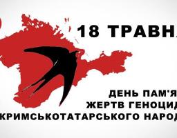 18 травня - День пам’яті  жертв геноциду кримськотатарського народу