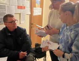 Про роботу хабів Сватівщини на минулому тижні: гуманітарний хаб Нижньодуванської СВА в м.Харків