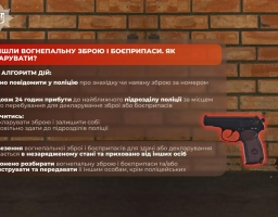 Знайшли вогнепальну зброю або боєприпаси? Як діяти правильно?