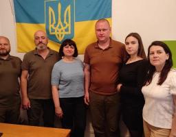 Олег Сліпець перевірив роботу Координаційного центру для ВПО Луганщини у м. Житомир