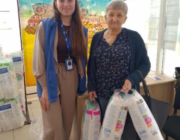 Турбота про тих, хто потребує підтримки: у Сватівському хабі в Броварах видали гігієнічні набори