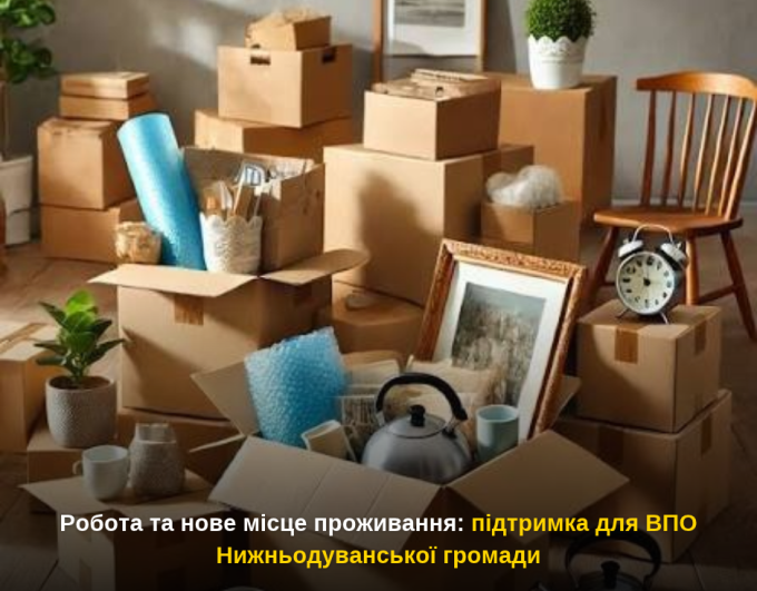 Робота та нове місце проживання: підтримка для ВПО Нижньодуванської громади