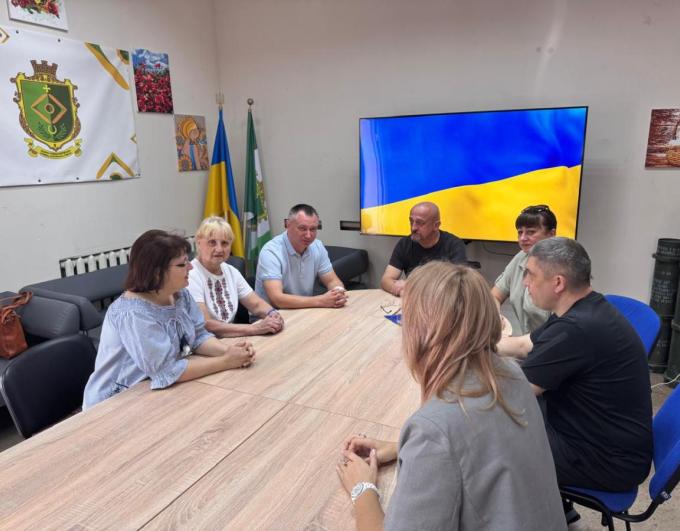 Олег Сліпець перевірив роботу Координаційного центру для ВПО Луганщини у м. Ірпінь